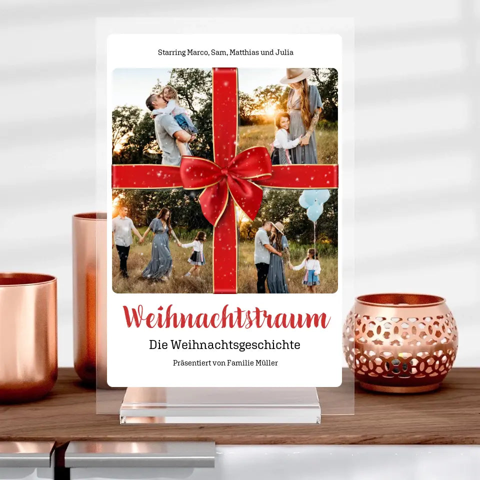 Weihnachtsfilm-Poster als Geschenk