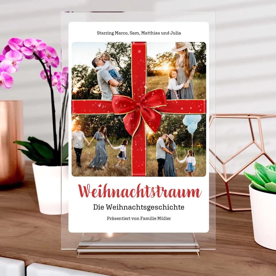 Weihnachtsfilm-Poster als Geschenk