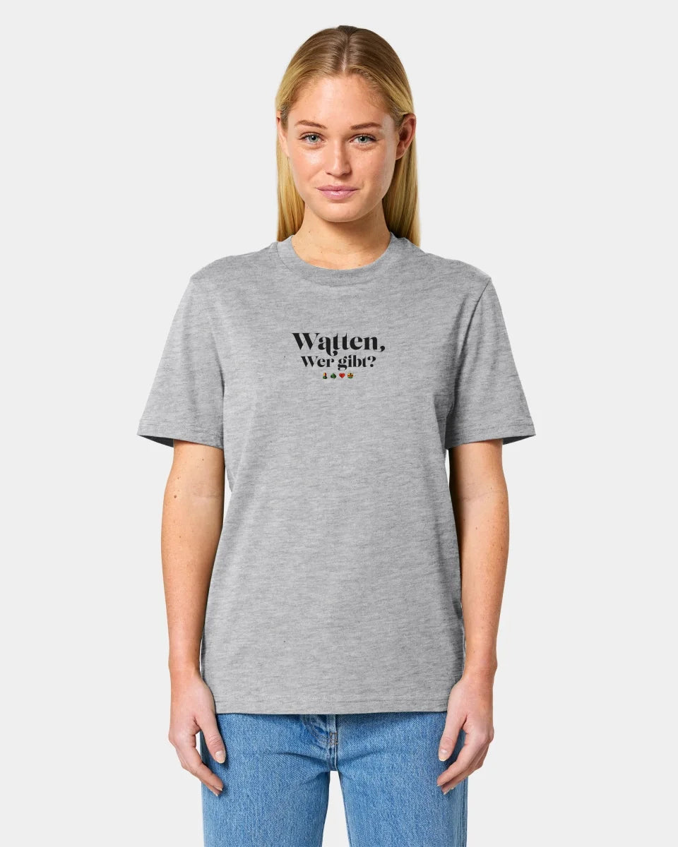 Personalisiertes T-Shirt "Watten - Wer gibt?"